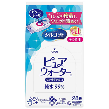 ユニチャーム シルコット ピュアウォーター 外出用